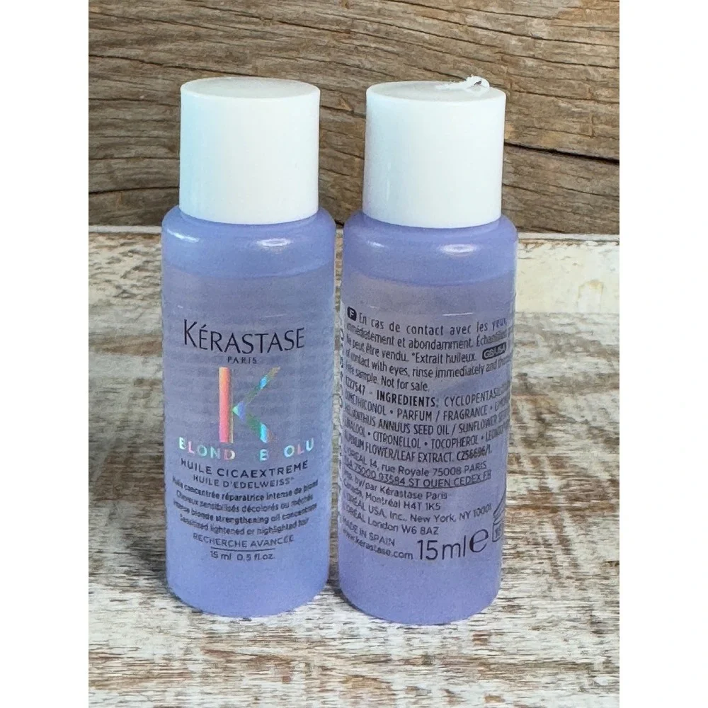 Kérastase Blond Absolu Huile CicaExtreme Hair Oil for Blondes x2 15ml MSRP $26